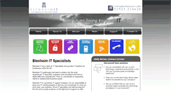Desktop Screenshot of blenheimit.com